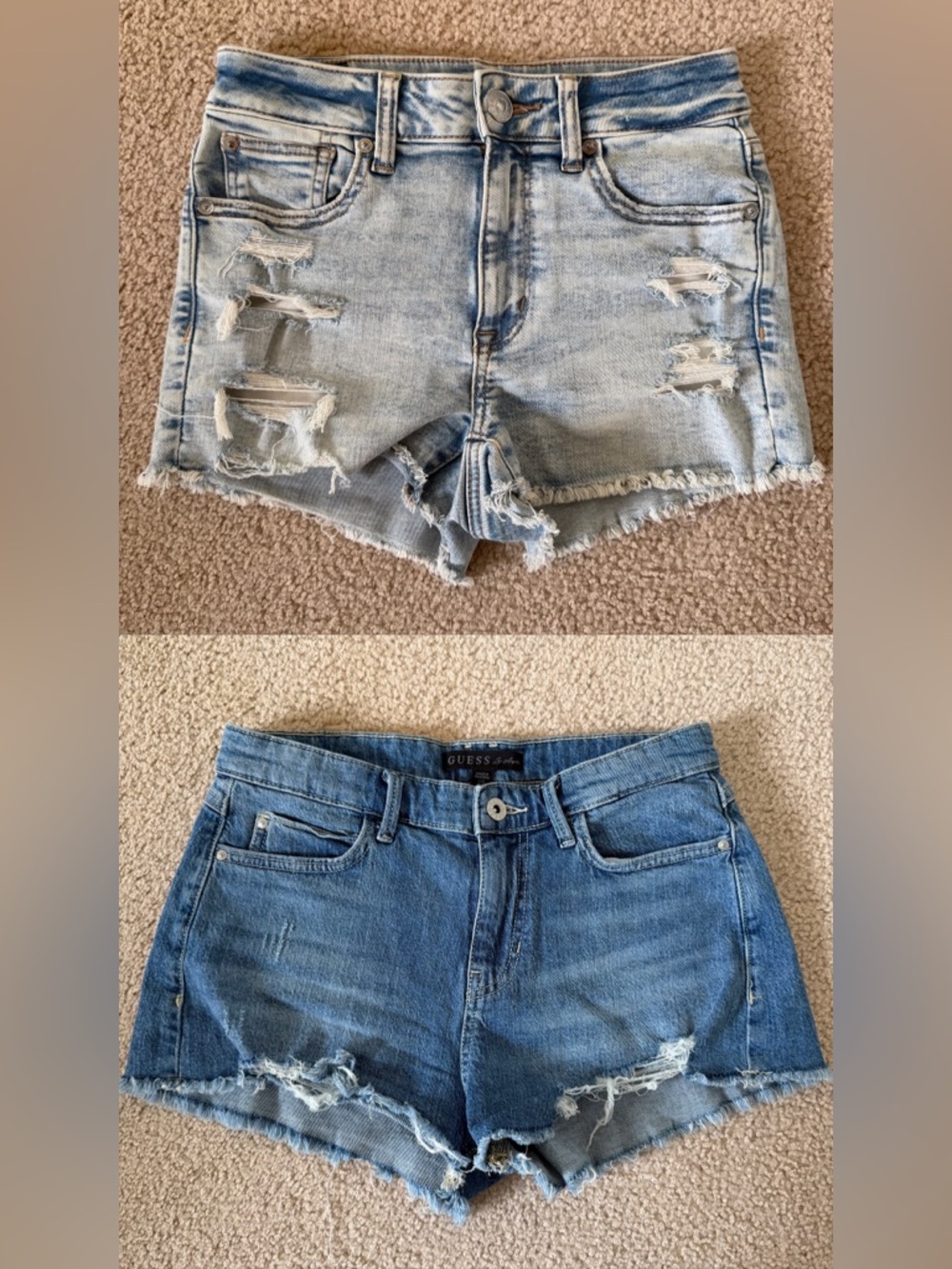 2 pair Denim Shorts